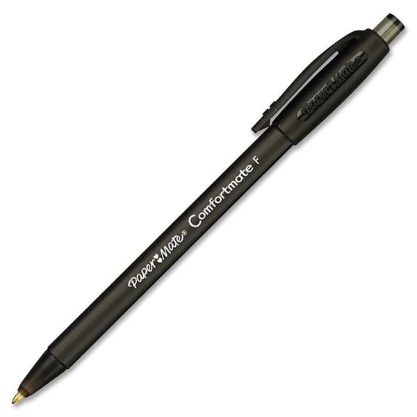 Paper Mate Comfortmate Retractable Ballpoint Pen, Fine, Black/BK PK PAP6380187